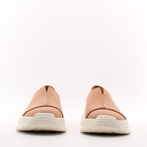 GRUNBERG розовые слипоны из микрополитекса