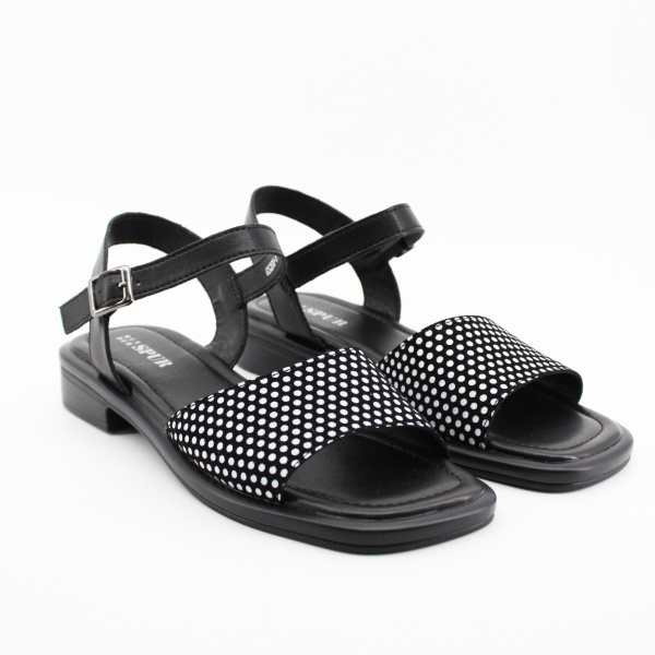 SPUR босоножки союзка в горошек