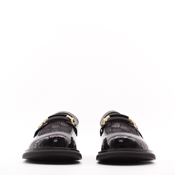 LUKME сабо лаковые в классическо черном исполнении