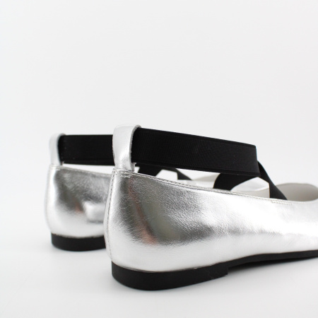 MADELLA серебрянные балетки