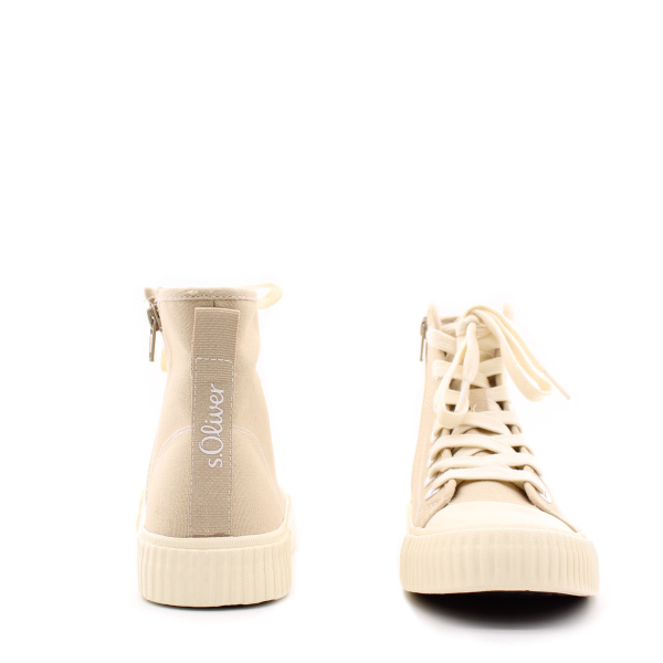 Текстильные бежевые кеды S.OLIVER