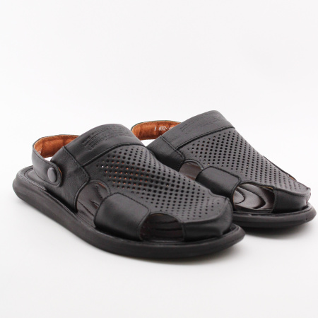 BASKARA сандалии черные комфорт