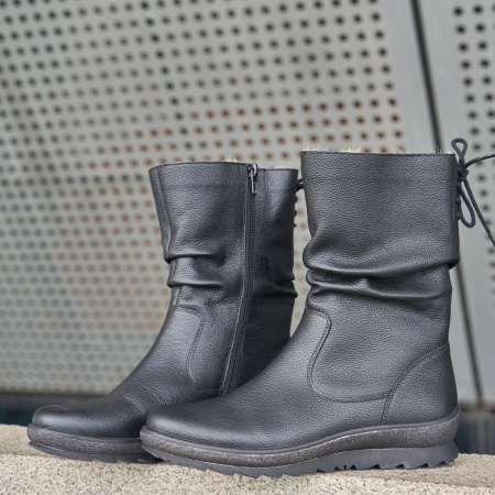 REMONTE полусапоги с декоративной складкой