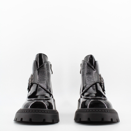 COVANI ботильоны лаковые с пряжкой 