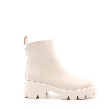 Светлые ботильоны на массивной подошве RESPECT