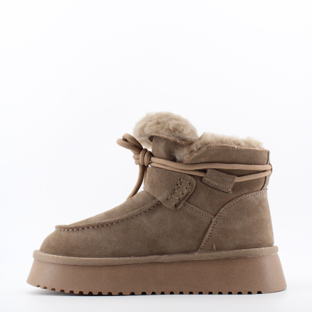 LUKME замшевые угги на высокой подошве