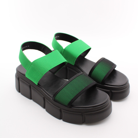 Босоножки зеленые BETSY