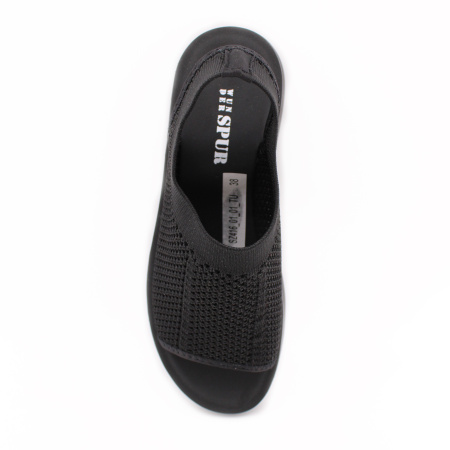 SPUR сандалии текстильные черные