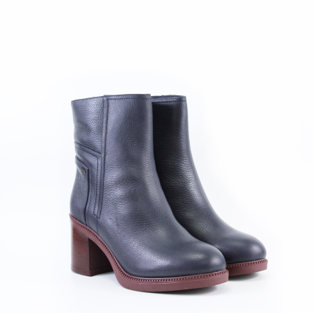 WILMAR синие ботильоны на бордовой подошве