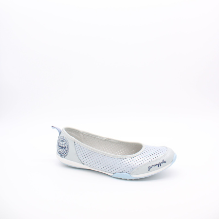 Голубые балетки SHETON