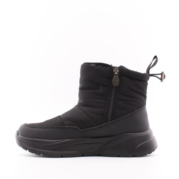 GRUNBERG дутики чёрные на молнии 