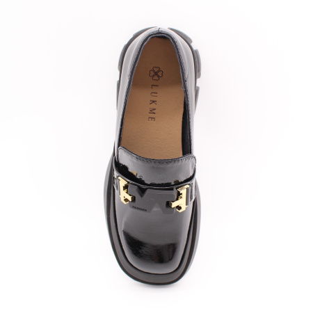 Лоферы лаковые LUKME