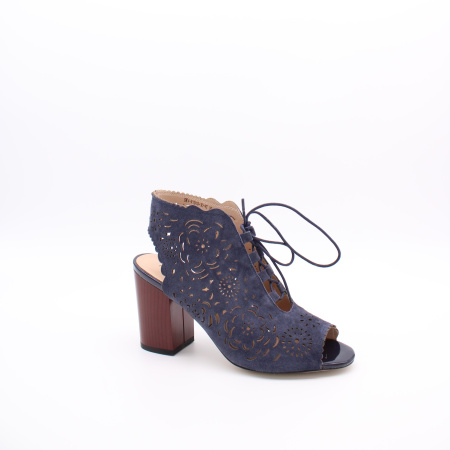 Открытые замшевые туфли со шнурками MADELLA