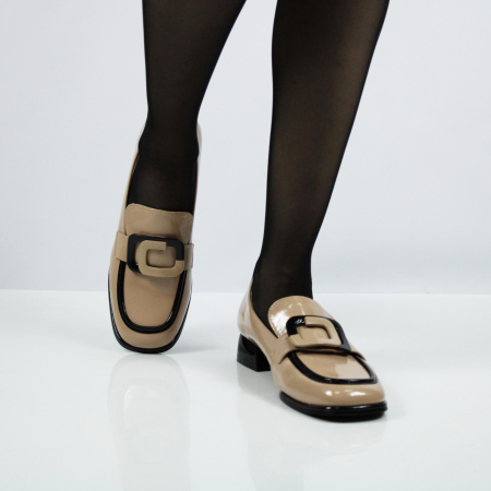 LUKME лаковые лоферы с пряжкой