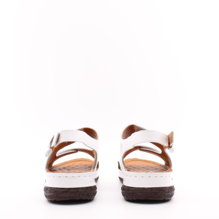 LUKME босоножки белые, мягкие, комфортные