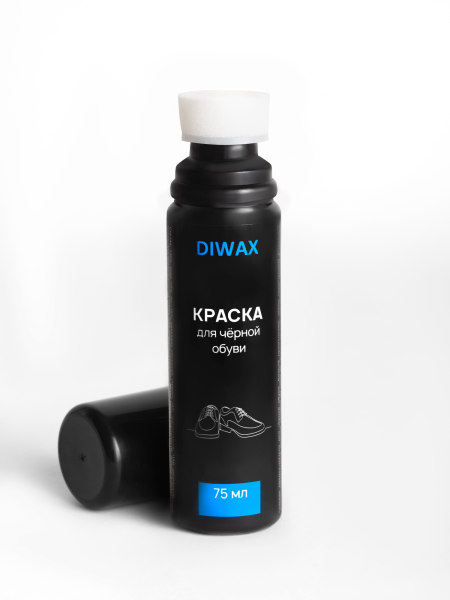 DIWAX, 711, Краска для черной обуви 75 мл