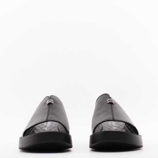 LUKME сабо-черное на танкетке