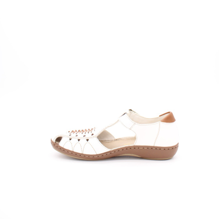 Босоножки с декоративным плетением