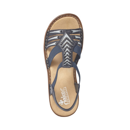 Сандалии с вышивкой