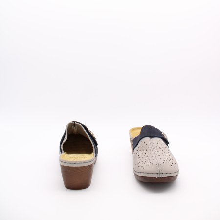 Сабо кожаное