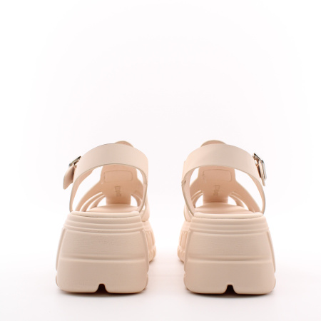 KEDDO бежевые босоножки на высокой платформе