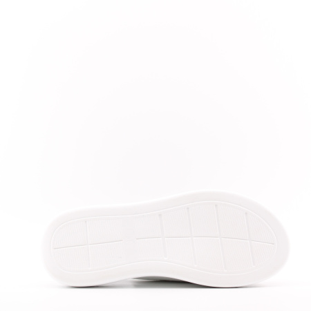 LUKME босоножки белые с черным акцентом