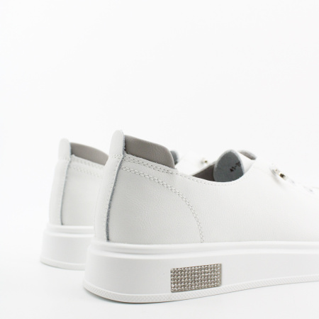 LUKME белые кожаные кеды