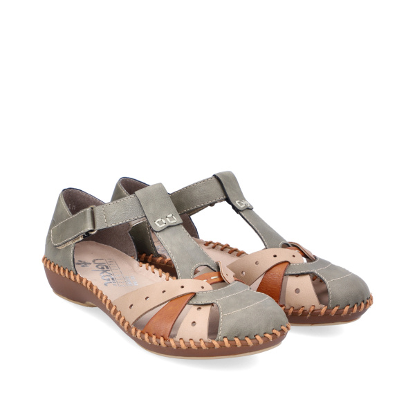 RIEKER туфли с вырезами и перфорацией