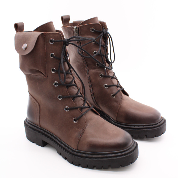 SandM кориневые ботинки с карманом сбоку
