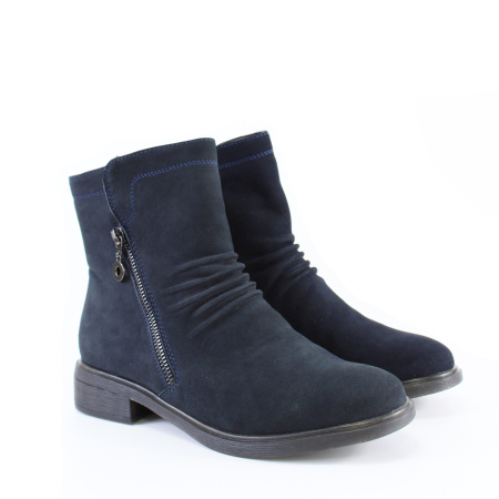 Ботинки кожаные с декоротивными замками TOFA