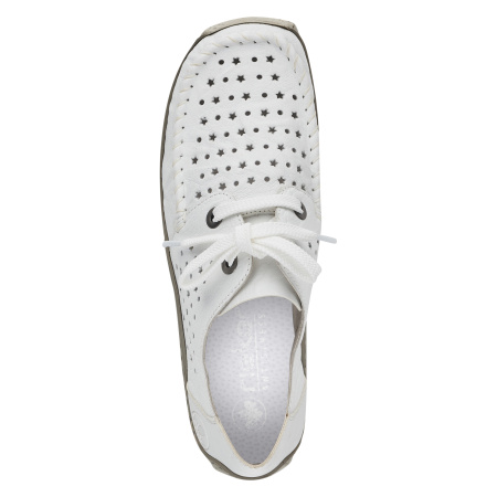 RIEKER белые полуботинки с перфорацией