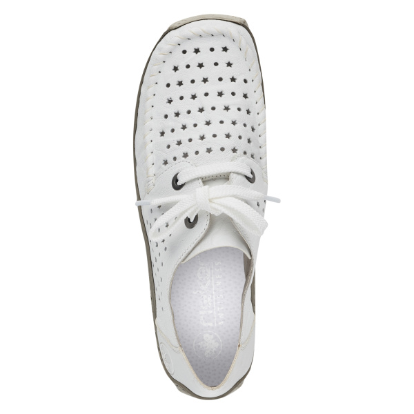 RIEKER белые полуботинки с перфорацией