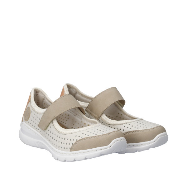 RIEKER белые туфли с перфорацией