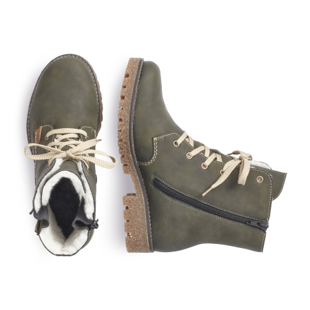 Ботинки с декоративной молнией