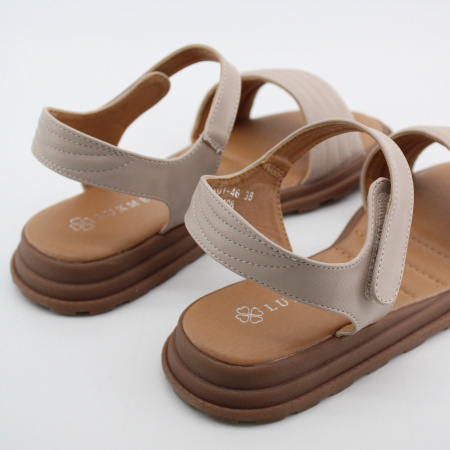 LUKME сандали бежевого цвета