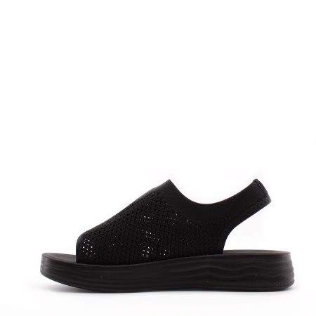 SPUR сандалии текстильные черные