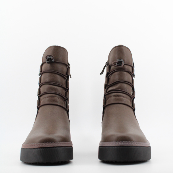 EVALLI ботинки на двух молниях