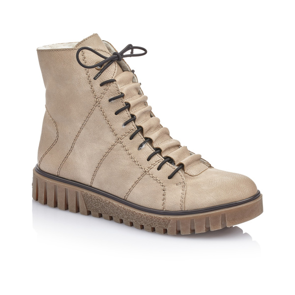 RIEKER ботинки с декоративной строчкой