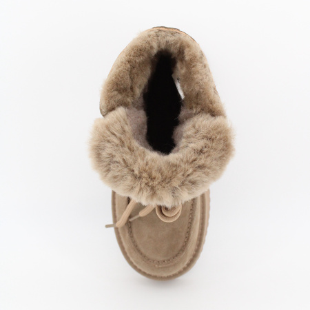 LUKME замшевые угги на высокой подошве