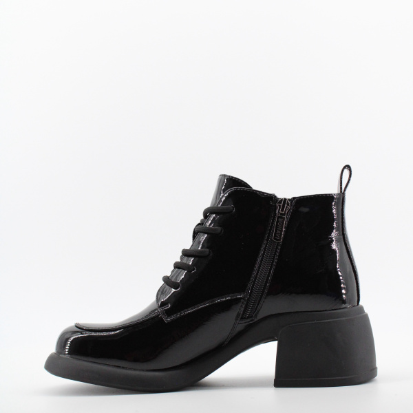 LUKME ботильоны лаковые на шнуровке