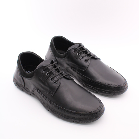 Чёрные полуботинки комфорт ROOMAN