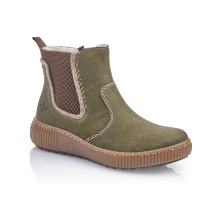 Зеленые ботинки на молнии