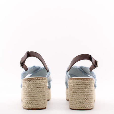 ABRICOT джинсовые босоножки платформа-каблук