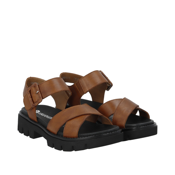 REMONTE босоножки коричневого цвета