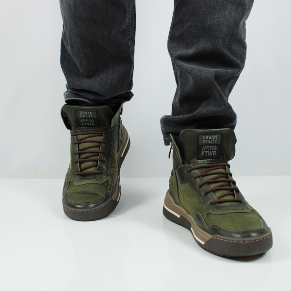 BASKARA кроссовки цвета хаки