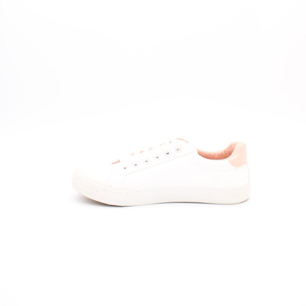 Кеды белые с декором на коже TOFA