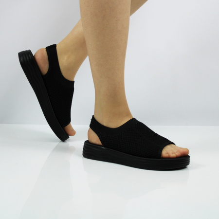 SPUR сандалии текстильные черные