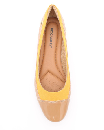 Балетки с лаковым носом PICCADILLY