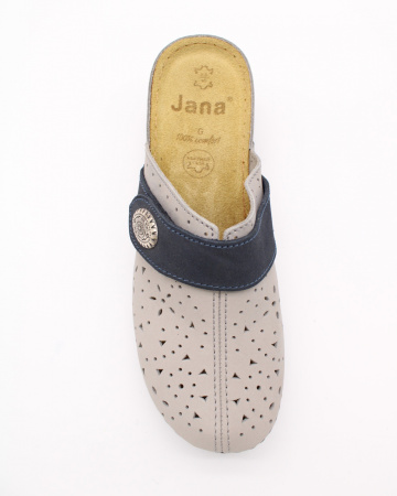 Сабо кожаное