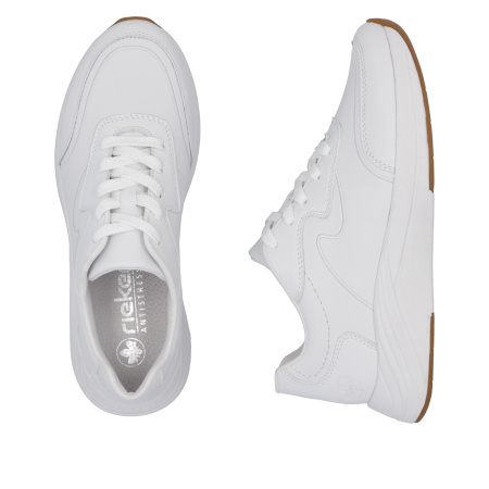 RIEKER белые кожаные кроссовки 